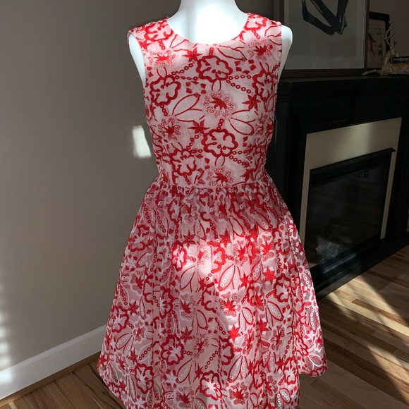 Sweet Red Vintage Inspired Dress by INA - Picture 7 of 9